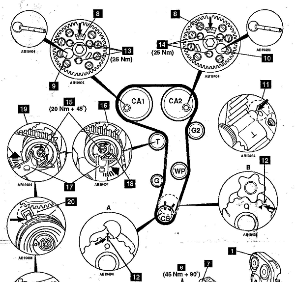 Problème de calage des poulies arbre cames : Problèmes Mécanique - Forum  Audi A3 8P - 8V