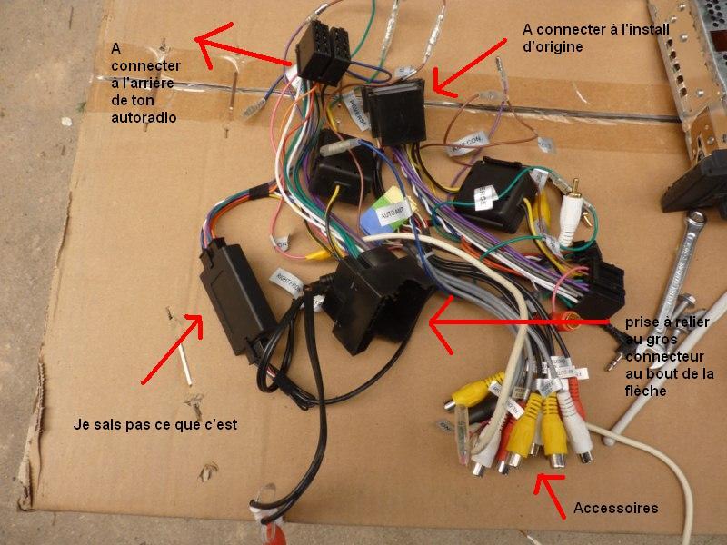 cablage autoradio gps : Problèmes Electrique ou Electronique - Forum