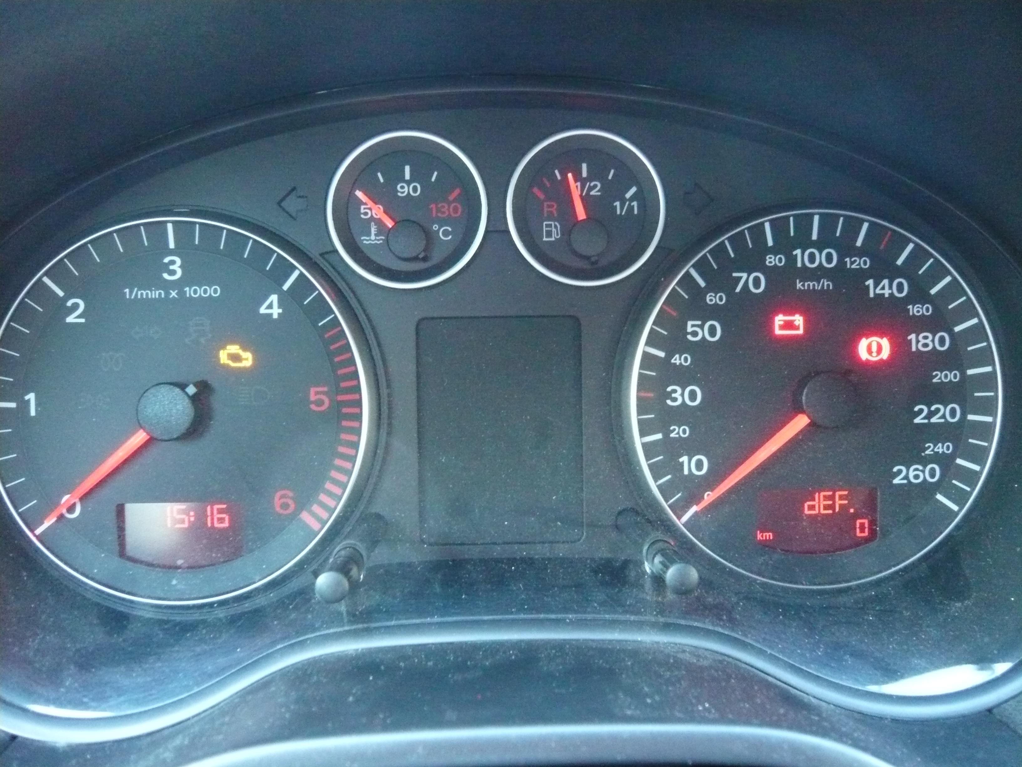 Compteur Audi A3 8P - Référence 8P0920932G, D'occasion En état Fonctionnel