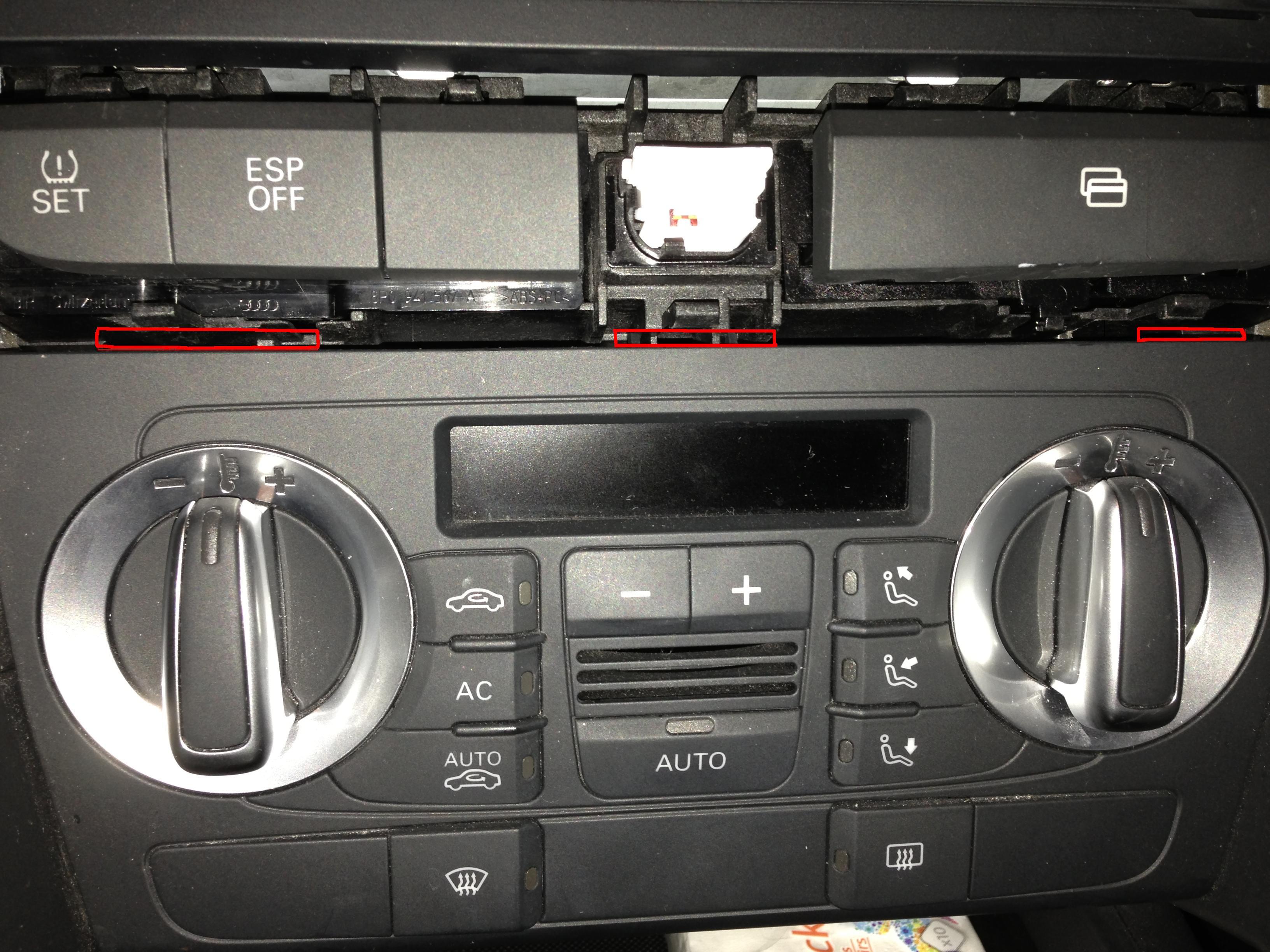D 233 Montage Console Climatisation Probl 232 Mes Int 233 Rieur