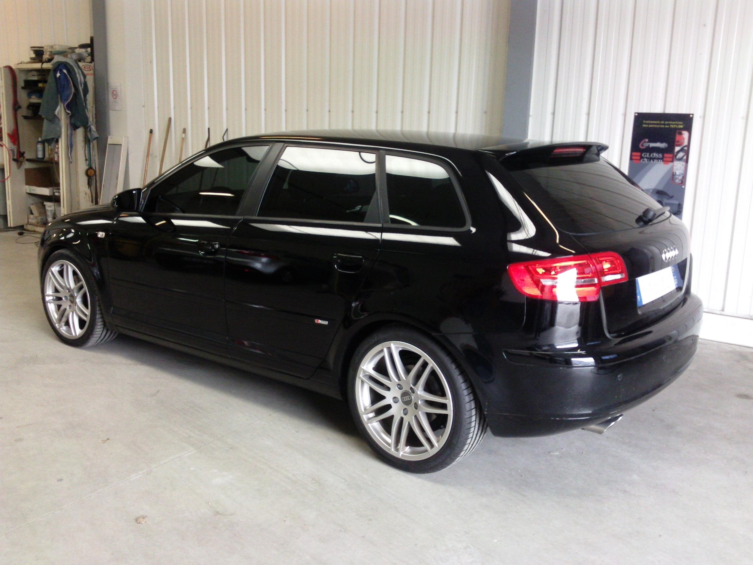 Film Solaire Teinté Prédécoupé Pour Audi A3 3 Portes 1996-2003 - Vitres Arrière Et Lunette - 5% Noir