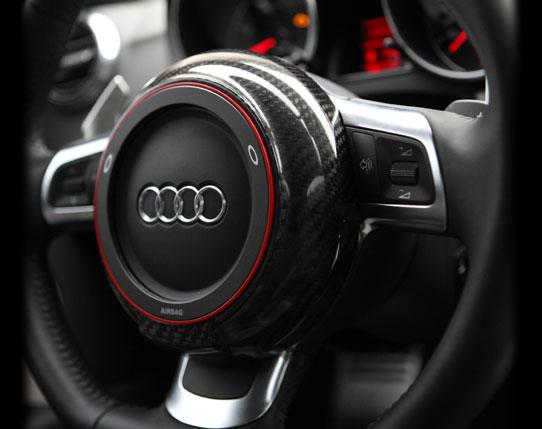 Centre de volant Audi TID Carbone : Accessoires Intérieur - Forum Audi A3  8P - 8V