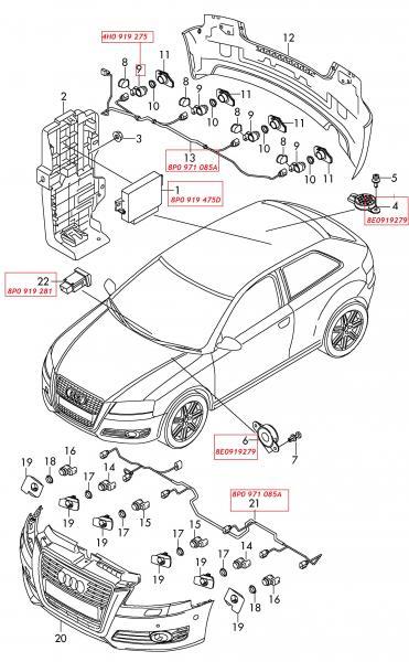 Radar de recul : Problèmes Electrique ou Electronique - Forum Audi ...