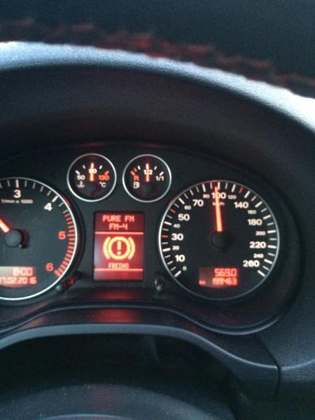 Alerte Freins Probl 232 Mes Train Roulant Forum Audi A3 8p