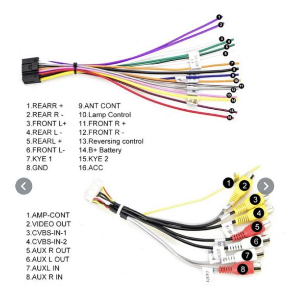 Adaptateur pour brancher un autoradio Iso sur véhicule avec format Quadlock